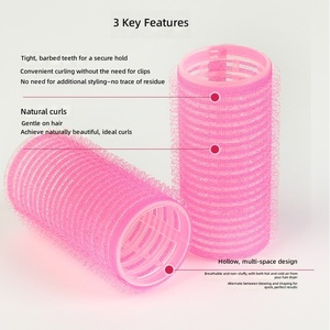 <span class=keywords><strong>Deo</strong></span> Haarroller in Verschiedenen Größen Farbige Nylon-Haarstyling-Werkzeuge Grenzüberschreitende Friseurutensilien Made in China Lagerverkauf - Product Image 2