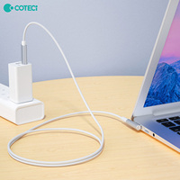 COTECi Câble de données personnalisé à charge magnétique Type-C PD à charge rapide en TPE + alliage d'aluminium pour Macbook