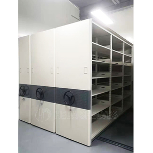 نظام رفوف متحركة عالي الكثافة للتخزين المكتبي وتخزين الملفات في المستشفيات والمستودعات، رفوف قابلة للتكديس - Product Image 4