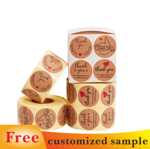 Adesivi Rotondi per Bambini con Cartoni Animati, Divertenti e Carini, Adesivi Sigillanti Personalizzabili Gratuiti, Decorazioni Fai-da-Te, Adesivi di Ringraziamento - Product Image 5