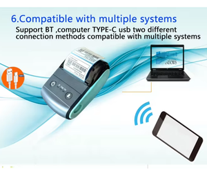 Mini thiết bị đầu cuối di động nhãn xách tay imprimante thermique nhiệt imprimate tay máy cầm tay không dây vận chuyển giá rẻ máy in - Product Image 4