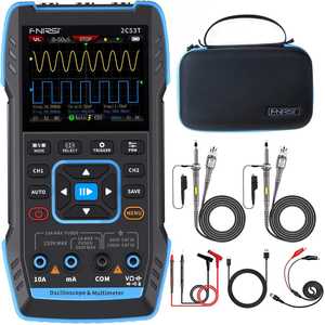 FNIRSI 2C53T ออสซิลโลสโคปดิจิตอลแบบพกพา 3in1 มัลติมิเตอร์ 50MHz 250MS/s เครื่องกำเนิดสัญญาณสองช่องสัญญาณ พร้อมฟังก์ชั่นบันทึกคลื่นสัญญาณ 2C53T Hi - Product Image 6