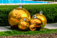 Décorations de Noël en plein air boule à miroir décor gonflable géant ornements artisanaux pour boules de décoration ornement suspendu de Noël
