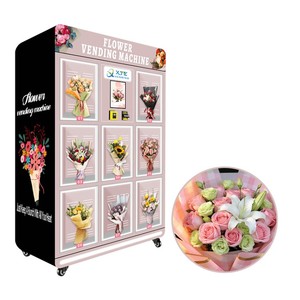 Fournisseur de distributeurs automatiques en libre-service, distributeur automatique de fleurs réfrigéré, distributeur automatique de fleurs à écran tactile - Product Image 1