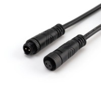Adaptateur de connecteur mâle/femelle M12 personnalisable, étanche IP68, 2/3/4/5 broches, courant nominal 6A, gaine de câble en cuivre, électrique