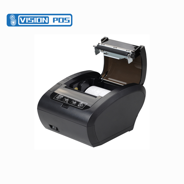 Wholesale Design 80mm Desktop Thermal Small Ticket Receipt Printer USB Wireless Interface 203dpi Supermarket Use China Origin
