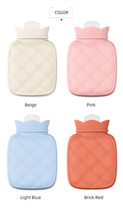 Bouteilles et sacs à eau chaude réutilisables personnalisés en silicone avec housses pour la maison et le bureau – Vente en gros directe usine - Product Image 5