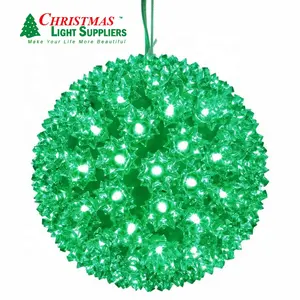 Großhandel 50 LED Starburst Light LED Motiv Outdoor Ball Weihnachts licht Dach LED hängen BALL LIGHT OUTDOOR