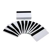 Carta regalo di credito in plastica bianca Premium CR80 30mil Standard HiCo Mag carte in PVC stampa di carte a banda magnetica