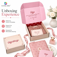 Boîtes d'emballage personnalisées en carton ondulé pliable avec logo unique pour cosmétiques, vente en gros