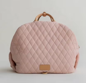 छोटे पोर्टेबल बड़ी क्षमता लुभावनी नायलॉन पालतू कैरियर यात्रा बैग के लिए क्लिप-ऑन लीश के साथ छोटी पोर्टेबल बड़ी क्षमता लुभावनी नायलॉन पालतू - Product Image 5