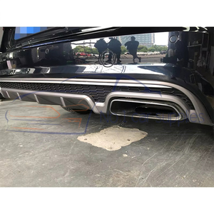 กันชนท้าย S6พร้อมท่อไอเสียสำหรับ <span class=keywords><strong>A6</strong></span> C7 PA refit สีเทา (สำหรับ <span class=keywords><strong>S</strong></span>-<span class=keywords><strong>LINE</strong></span>) <span class=keywords><strong>2016</strong></span> 2017 2018 - Product Image 3