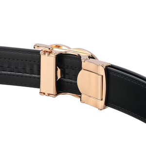 <span class=keywords><strong>Ceinture</strong></span> pour <span class=keywords><strong>femme</strong></span> en cuir de vache blanc, marron, noir, à boucle <span class=keywords><strong>automatique</strong></span> en alliage à double anneau, logo personnalisé, classique, décontractée, tendance - Product Image 4
