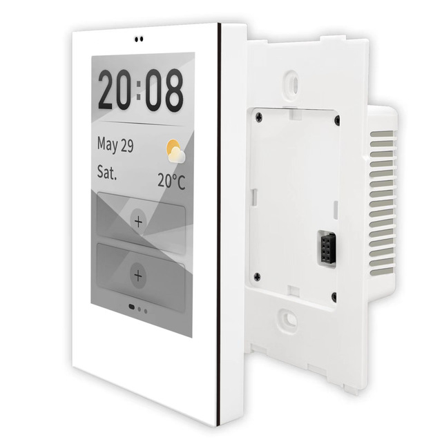 Tuya Smart Home US 4 InchTouch Screen Central Control Panel P6EL Zigbee Hub Touch Screen Control Panel 3GANG SWITCH