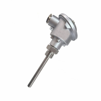 Sonda Industrial de Acero Inoxidable para Medición de Temperatura, Termopar Tipo K, Tipo Pt100