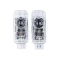 Kit d'éclairage d'ambiance automatique avec logo LED HD personnalisé pour portière de voiture, projecteur de bienvenue pour Audi A3 A4 A5 A6 B8 B9 C7 Q5 Q7 R8 TT