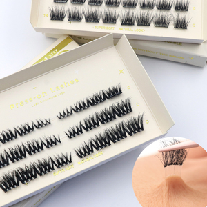 ขนตาปลอมแบบอัดติดกาวล่วงหน้าติดทนนาน7-14วันขนตาแบบ DIY ขายส่ง - Product Image 2