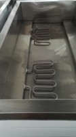 Restaurant-Buffetmaschine 5-Fach Elektrisches Bain-Marie Speisenwärmer Mit Gebogenem Glas