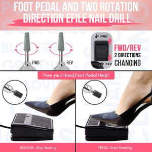 ネイルドリルポータブル電気ネイルファイルマシンGeneviereEファイルピンク<span class=keywords><strong>JD700</strong></span>プロフェッショナル30000RPMマニキュアドリル - Product Image 5