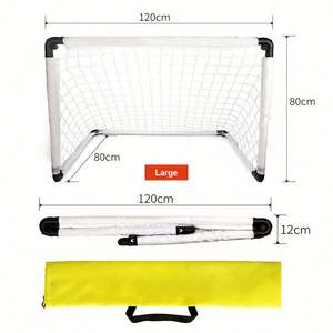 But de football pliable professionnel - But de soccer pop-up en PVC robuste avec logo personnalisé, pour l'entraînement et les jeux en extérieur - Product Image 3