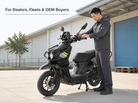 Motocicleta Eléctrica para Adultos, Motocicleta Eléctrica Rápida de 1000W 2000W CKD, Scooters Eléctricos para Transporte Urbano en el Sudeste Asiático