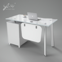 Bureau moderne Foshan pour chambre à coucher, table de bureau pour médecin, bureau simple avec rangement