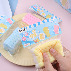 NOUVEAU Jouet Squishy en forme de nourriture colorée Instagram, série Soda Cracker – Jouet anti-stress collant pour enfants et adultes, idéal pour les fêtes et le divertissement - Product Image 5