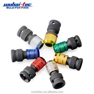 Hochwertiger Bohrfutter-Antriebs konverter Mehrfarben-Anpassung Schlag werkzeug buchsen adapter 1/2 Quadrat 1/4 Zoll Sechs kant stecker - Product Image 5