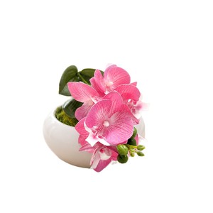 Orquídeas Phalaenopsis Artificiales con Maceta de 30 Pulgadas en Azul, Rosa, Amarillo y Blanco para Decoración del Hogar - Product Image 5