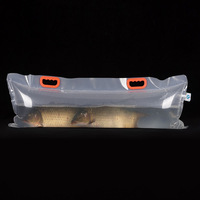 Vente en gros de poissons vivants de fruits de mer de grande taille Sac en plastique gonflable antichoc pour oxygène avec poignée