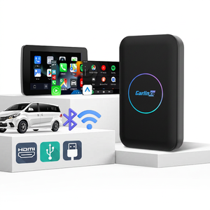 En stock, vente directe <span class=keywords><strong>usine</strong></span> : Adaptateur vidéo stéréo CarPlay filaire vers sans fil, Boîtier AI 4G 32 Go, Module CarPlay sans fil Carlinkit Tbox - Product Image 1