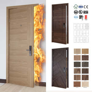 W01 OEM&ODM Porte Intérieure en Bois Moderne, Ignifugée (30-90 minutes), Insonorisée, pour Chambre d'Hôtel et Salon - Product Image 6