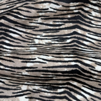 Cuir de vache véritable à poils imprimé motif tigre pour chaussures, sacs, ceintures et meubles