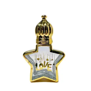 Botol parfum kaca Oud minyak desain baru 8ml alas tebal Arab