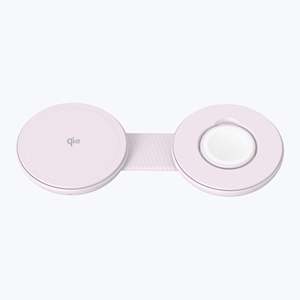 <span class=keywords><strong>Chargeur</strong></span> sans fil magnétique de voyage pliable 2 en 1 de qualité supérieure Qi2 Qi2.2 25W <span class=keywords><strong>chargeur</strong></span> de charge rapide - Product Image 2