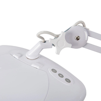 Lampe Loupe LED Réglable avec Pince, Bras Long Articulé, Verre Grossissant, Idéale pour Salon de Beauté, Réparation d'Ongles, Lecture