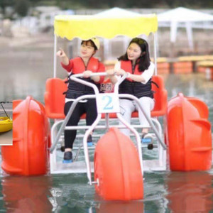 Bote a Pedal de Agua para 2 Personas, Equipo de Juegos al Aire Libre de Plástico - Product Image 1