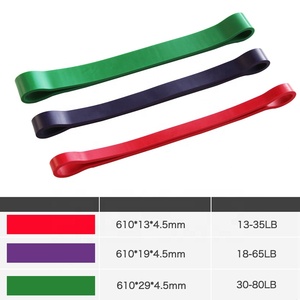 Thiết lập của 3 siêu ban nhạc cho chân đào tạo tập thể dục 61cm Latex kháng Vòng ban nhạc với mang túi - Product Image 2