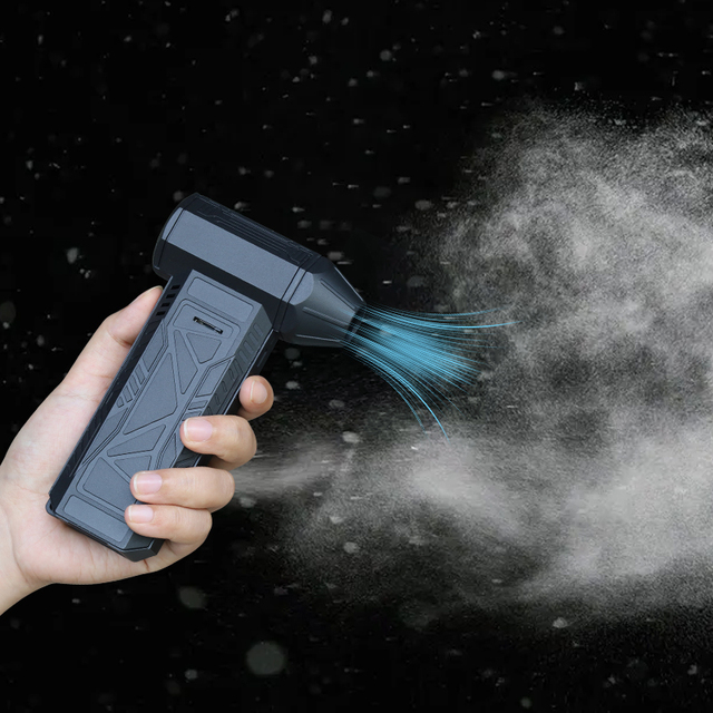 High Quality 130000rpm Mini Air Duster Portable Hand Held Fan Electric Small Blower Mini Jet Turbo Fan Jet Car Dryer Blower
