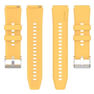 Bracelet de remplacement en métal argenté 20 mm 22 mm pour <span class=keywords><strong>Huawei</strong></span> Watch <span class=keywords><strong>GT3</strong></span> <span class=keywords><strong>Pro</strong></span> 43 mm GT2 42 mm 46 mm, bracelet de montre en silicone - Product Image 6