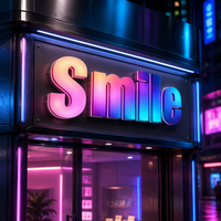 Energiesparende RGB-Lauflicht-LED-3D-Buchstaben mit Farbwechsel, Leuchtschild für Casino, Bar, Außenbereich und kommerzielle Beschilderung