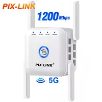 PIX-LINK ev 1200Mbps Wifi tekrarlayıcı sinyal güçlendirici WIFI aralığı genişletici yönlendirici