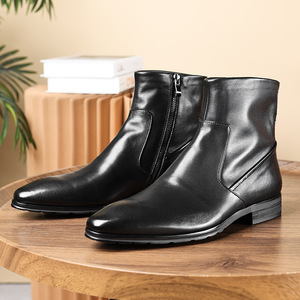 Zapatos Oxford de Hombre Británicos, Impermeables, de Cuero Genuino, Punta Cerrada, Hechos a Mano, para Boda, Formales, Casuales de Negocios, Antideslizantes, con Hebillas y Correas - Product Image 2