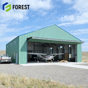 Hangar de Aviones con Estructura Metálica de Acero Personalizada y Duradera, Aislado para Mantenimiento de Helicópteros, Calidad de Exportación - Product Image 1