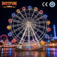 Grande Roue de 30 m pour Parc d'Attractions Extérieur, Directement de l'Usine, Idéale pour Foire et Parc à Thème