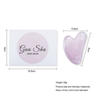 A forma <span class=keywords><strong>di</strong></span> cuore Gua Sha strumento <span class=keywords><strong>pietra</strong></span> naturale rosa rosa quarzo <span class=keywords><strong>giada</strong></span> Gua Sha <span class=keywords><strong>per</strong></span> raschietti <span class=keywords><strong>massaggio</strong></span> del <span class=keywords><strong>viso</strong></span> - Product Image 3