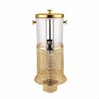 Distributeurs de jus pour fêtes de mariage, distributeur d'eau froide, machine à boissons et jus pour restaurant, buffet, barbecue avec robinet