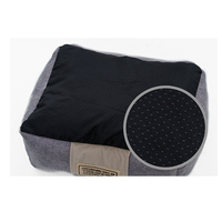 Cama de Lujo Personalizada para Perros con Patrón Sólido, Ecológica, Antideslizante, de Tela Suave, Colchón Jumbo Tipo Sofá, Empacada en Caja, Portátil, para Todas las Estaciones