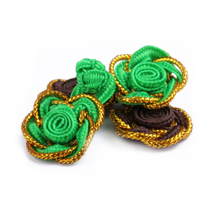 Yiwu Wintop Chinlon Material <span class=keywords><strong>oro</strong></span> color rosa <span class=keywords><strong>flor</strong></span> forma hecha a mano nudo chino <span class=keywords><strong>botones</strong></span> para tarjeta <span class=keywords><strong>de</strong></span> boda - Product Image 4