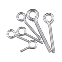 Anneau de levage à œil de mouton personnalisable en acier au carbone zingué haute résistance, acier inoxydable 304/316, boulons M3M5M6, pièces de fixation